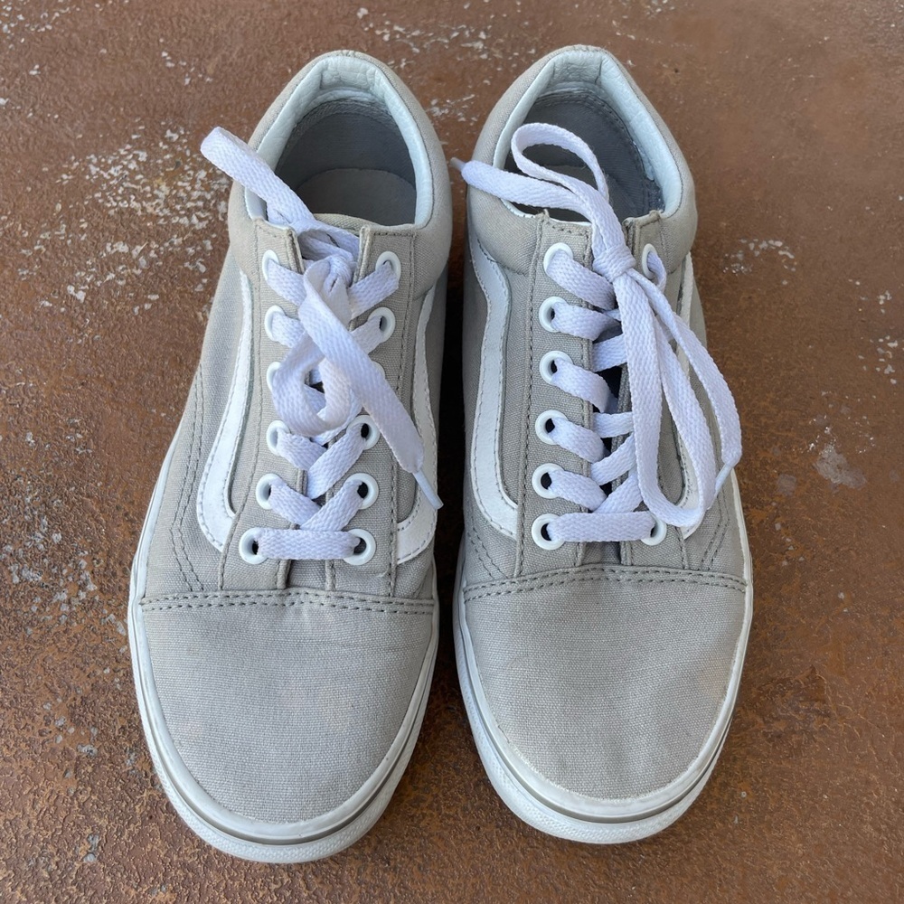 Grey classic vans sz 5.5 women’s